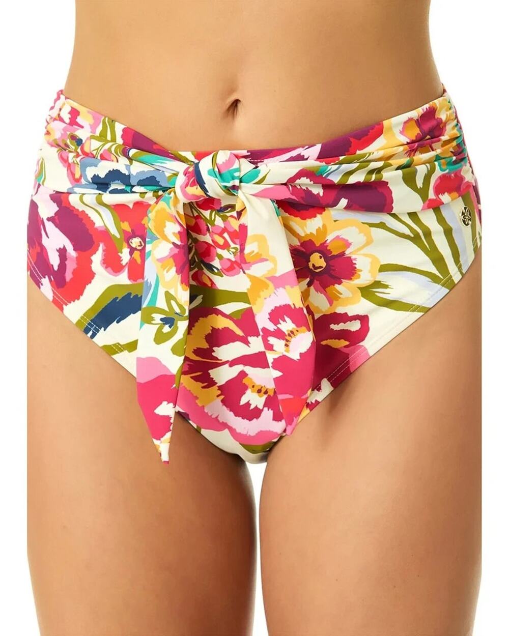 CeCe belted High Rise Bottom Multi Size L 0334
